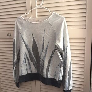 Sol Angeles XS EUC Agave Blue Sweater Boatneck Winter/Fall